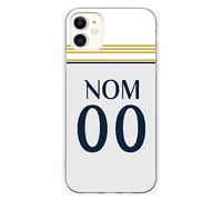 CS Coque Foot Maillot Real Madrid Domicile Saison 2023 2024 Personnalisable (iPhone 12 Mini)
