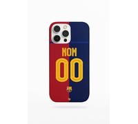CS Coque Football FC Barcelone Maillot Barça Domicile Saison 2024 2025 à Personnaliser Non Numéro Joueur de Football Contour Souple pour iPhone 13 Mini