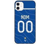 CS Coque Maillot Foot Marseille Om Exterieur 2023-2024 Personnalisable NOM Numero Contour en Silicone (iPhone 11)