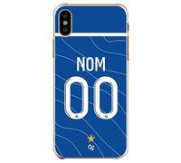 CS Coque Maillot Foot Marseille Om Exterieur 2023-2024 Personnalisable NOM Numero (iPhone X/XS)
