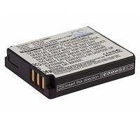 CS-DLI106MC Batterie 1000mAh Compatible avec [Pentax] MX-1, Optio X90, pour [Kodak] PIXPRO SP1, PIXPRO SP1 HD, SP360, SP360 4K, PlaySport Zx5, SP1-YL3 remplace D-LI106, LB-080, NCA-K/102