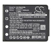 CS-FBA223BL Batterie 2000mAh Compatible avec [HBC] Radiomatic Keynote, Radiomatic Linus 4, Micron 4, Micron 5, 6, 7, Patrol D, Quadrix, Vector Pro remplace BA223000, BA223030, FUB6