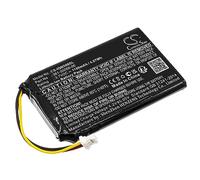 CS-IQN500SL Batterie 1100mAh Compatible avec [Garmin] Drive 50 LM, Drive 51LMT, 51LMT-S, DriveSmart 5 LMT, Nuvi 30, Nuvi 50, 50LM, 52, 52LM, 52LMT, 55, 55LM, 55LMT, pour [Mitac] Mio Spirit 8500 LM re