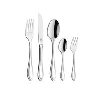 CS Kochsysteme 047254 Couverts en Acier Inoxydable, 30 Pièces, Argent, 38 x 28,3 x 4,4 cm