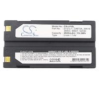 CS-LI1XL Batteries 2 600 mAh Compatible avec [Molicel] 1821, 1821E, pour [Pentax] 29518, 38403, 46607, 52030, D-LI1, DEP001, DPE004, EI-2000, EI-D-LI1, pour [Trimble] 543 44, 5700, 5700 Receiver