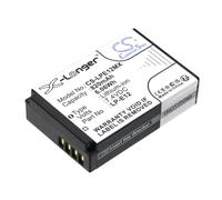 CS-LPE12MX Batterie 820mAh Compatible avec [Canon] EOS 100D, EOS Kiss X7, M, M2, SL1, EOS-M, EOS-M10, EOS-M100, EOS-M2, EOS-M50, OS-M, PowerShot SX70 HS, Rebel SL1 Digital remplace LP-E12