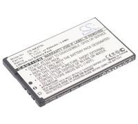 CS-NK4TSL Batterie 820mAh Compatible avec [Nokia] 5310, 6600 Fold, 6600f, 6700 Slide, 6700s, 7210 Supernova, 7210c, 7210s, 7212c, 7310 Supernova, 7310c, X3, pour [Gresso] Cruiser, Grand, Luxor, Regal