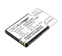 CS-NK5CMX Batterie 1000mAh Compatible avec [Nokia] 105 (2023), 1100, 1101, 1110, 1110i, 1112, 1200, 1208, 1255, 1280, 1315, 1600, 1650, 2112, 2118, 2255, 2270, 2280, 2285, 2300, 2310, 2355, 2600, 260