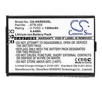 CS-NKR003SL Batterie 1200mAh Compatible avec [Nintendo] MWH710A01, New 3DS, NN3DS remplace KTR-003