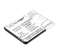 CS-OTS406XL Batterie 1750mAh Compatible avec [GreatCall] 4043SJ, Flip 4053, Jitterbug Flip, Lively pour [TCL] 4056L, 4056W, 4058R, Pro, VZW-TCL-4056, pour [Alcatel] 4056SPP, 4058R, One Touch Pop 3 4.