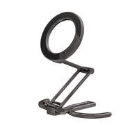 CS PRIORITY Support magnétique double face pour téléphone portable, rotation à 270°, trépied pliable (noir)