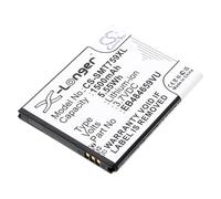 CS-SMT759XL Batterie 1500mAh Compatible avec [Samsung] Ancora, Conquer 4G, Exhibit 4G, Exhibit II Focus Flash, Galaxy Centura, Galaxy Discover, Player 4.2, Proclaim, Q, S WiFi 4.2, W, Wonder, Xcover
