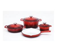 CS SOLINGEN Batterie de cuisine en fonte Xanten 7 pcs rouge CS-067489