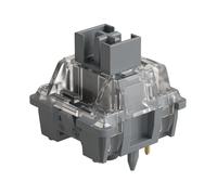 CS Switch pour Clavier Mécanique,Switches Linéaires, 3 Pin 43gf, LED SMD Face au Nord, Couverture Transparente, Interrupteur MX pour Gaming Keyboard/DIY Kit (45 Pièces, Vitesse Argent)