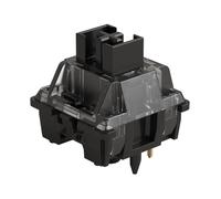 CS Switches for Mechanical Keyboard,Linear Switch V3 Pro Cream Black,5 Pin 55gf,RGB LED,Dust-proof,Splashproof,Key Switch for Gaming Keyboard (45 Pieces,Cream Black)