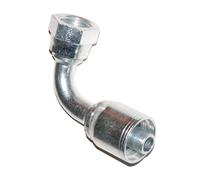 CS06FBSP3/8 90 Embout Presserti BSPP Femelle Tournant 60°-90°, 3/8"-19 Filetage, 1/4" Ø Flexible