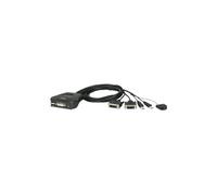 Aten Commutateur KVM CS22D 2 ports DVI USB 1920 x 1200 Noir