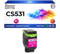 CS531 Toner Magenta Compatible pour Lexmark 2000 Pages