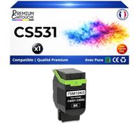 CS531 Toner Noir Compatible pour Lexmark 3000 Pages