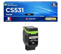 CS531 Toner Noir Compatible pour Lexmark 3000 Pages