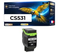 CS531 Toner Noir Compatible pour Lexmark 3000 Pages