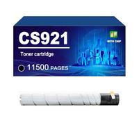 CS921 Cartouche De Toner Compatible pour Lexmark 76C00K0 76C00C0 76C00M0 76C00Y0. Compatible CX921de CX922de CX923dte CX923dxe CX924dte CS923de CX920de Et 924dxe,Black-1 Pack
