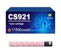CS921 Cartouche De Toner Compatible pour Lexmark 76C00K0 76C00C0 76C00M0 76C00Y0. Compatible CX921de CX922de CX923dte CX923dxe CX924dte CS923de CX920de Et 924dxe,Magenta-1 Pack