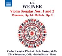 Csaba Klenyan - Weiner: Violin Sontas Nos. 1-2; Romanze; Ballade [Compact Discs]