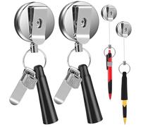 Csafyrt 2pcs crayon extension Auto porte-stylo rétractable avec 27 '' '' 'Vis en acier Installer le support de crayon de menuisier