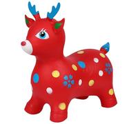 Csafyrt Animaux gonflables Mignons Cerfs gonflables pour Tout-Petits à Cheval Gonflable sautant des Jouets de cerf pour Noël anniver