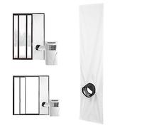 Csafyrt Joint de fenêtre de climatiseur Portable 300 cm Ruban de Fixation étanche réglable Kit de fenêtre de climatisation Mobile Universel 300 cm