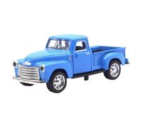 Csafyrt Little Blue Truck Toy, Tirez en arrière la camionnette de Jouets Vintage avec Porte d'ouverture, Alliage de Petits modèles de Voitures pour la bibliothèque d'armoire de Bureau à Domicile