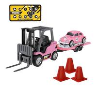 Csafyrt Mini Chariot élévateur 1/64 Sounds réalistes Amusants Mini-Chariot à Distance de télécommande avec Un Jouet de soulèvement la Barricade