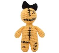 Csafyrt Voodoo Dolls Mignon drôle Crochet Halloween Poupée 3.5x1.6x5.1 Pouces Crochet Animal en Peluche