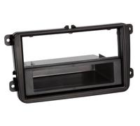 ACV Cache autoradio double DIN 281320-10 compatible Seat/Skoda/VW avec vide-poche Noir