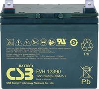 CSB Battery EVH 12390 EVH12390 Batterie au plomb 12 V 39 Ah plomb (AGM) (l x H x P) 196 x 178 x 155 mm raccord à vis M6 résistant aux cycles de charge, sans