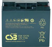 CSB Battery EVX 12170 EVX12170 Batterie au plomb 12 V 17 Ah plomb (AGM) (l x H x P) 181 x 167 x 76 mm raccord à vis M5 résistant