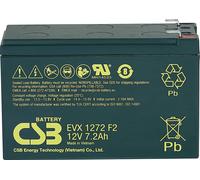 CSB Battery EVX 1272 EVX1272F2 Batterie au plomb 12 V 7.2 Ah plomb (AGM) (l x H x P) 151 x 99 x 65 mm cosses plates 6,35