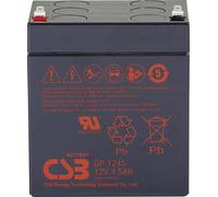 CSB Battery GP 1245 Standby USV GP1245F1 Batterie au plomb 12 V 4.5 Ah plomb (AGM) (l x H x P) 93 x 108 x 70 mm cosses plates 4,8