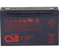 CSB Battery GP 6120 Standby USV GP6120F2 Batterie au plomb 6 V 12 Ah plomb (AGM) (l x H x P) 151 x 101 x 50 mm cosses plates 4,8