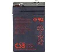 CSB Battery GP 645 Standby USV GP645F1 Batterie au plomb 6 V 4.5 Ah plomb (AGM) (l x H x P) 70 x 107