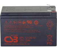 CSB Battery GPL 12120 GPL12120F2 Batterie au plomb 12 V 12 Ah plomb (AGM) (l x H x P) 151 x 100 x 98 mm cosses plates 6,35 mm