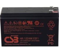 CSB Battery HR 1224W high-rate HR1224WF2F1 Batterie au plomb 12 V 5.8 Ah plomb (AGM) (l x H x P) 151 x 98 x 51 mm cosses plates 6,35 mm sans entretien,
