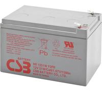 CSB Battery HR 1251W high-rate HR1251WF2 Batterie au plomb 12 V 12 Ah plomb (AGM) (l x H x P) 151 x 100 x 98 mm cosses plates