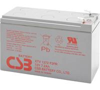 CSB Battery XTV1272 XTV1272 Batterie au plomb 12 V 7.2 Ah plomb (AGM) (l x H x P) 151 x 99 x 65 mm cosses plates 6,35 mm sans