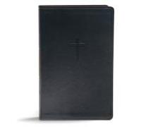 Csb Everyday Study Bible, Black Leathertouch