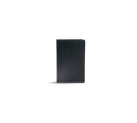 Csb Everyday Study Bible, Black Leathertouch