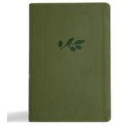 Csb Giant Print Reference Bible, Digital Study Edition, Olive Leathertouch