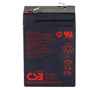 CSB GP645 Batterie hermétique au plomb 6 V 4,5 Ah