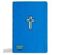 Csb Grace Bible For Kids, Blue Leathertouch (Dyslexia Friendly)